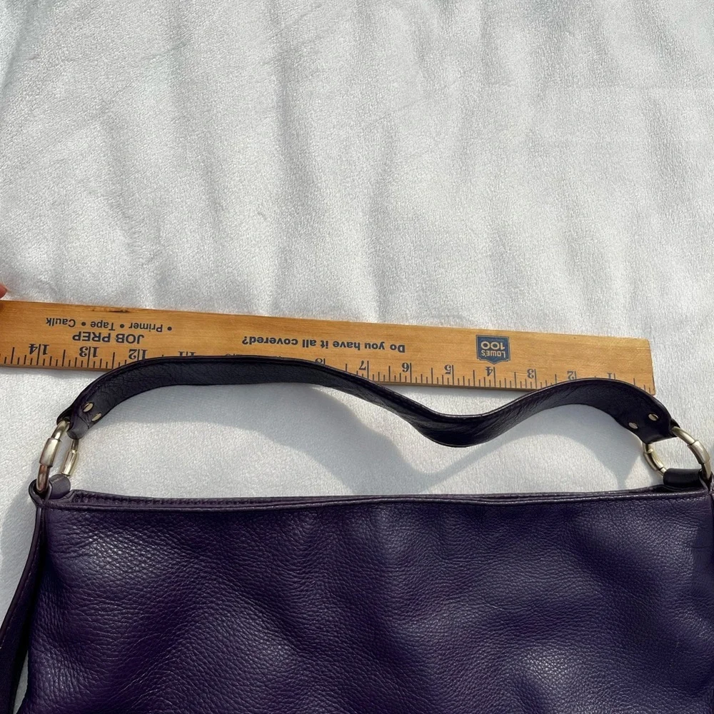 Michael Kors Purple Leather Shoulder Bag